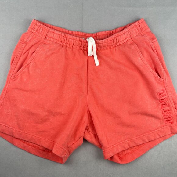 Nike JDI Shorts Mens M Magic Ember Washed French Terry Athletic CJ4573-814 EUC - Picture 1 of 12